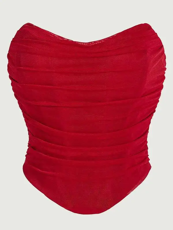 New Multi-Color Sexy Corset Hot Girl Tube Top Breathable Mesh Elastic Chest Support Sexy Top Wrapped Chest Inner Vest 1A2R