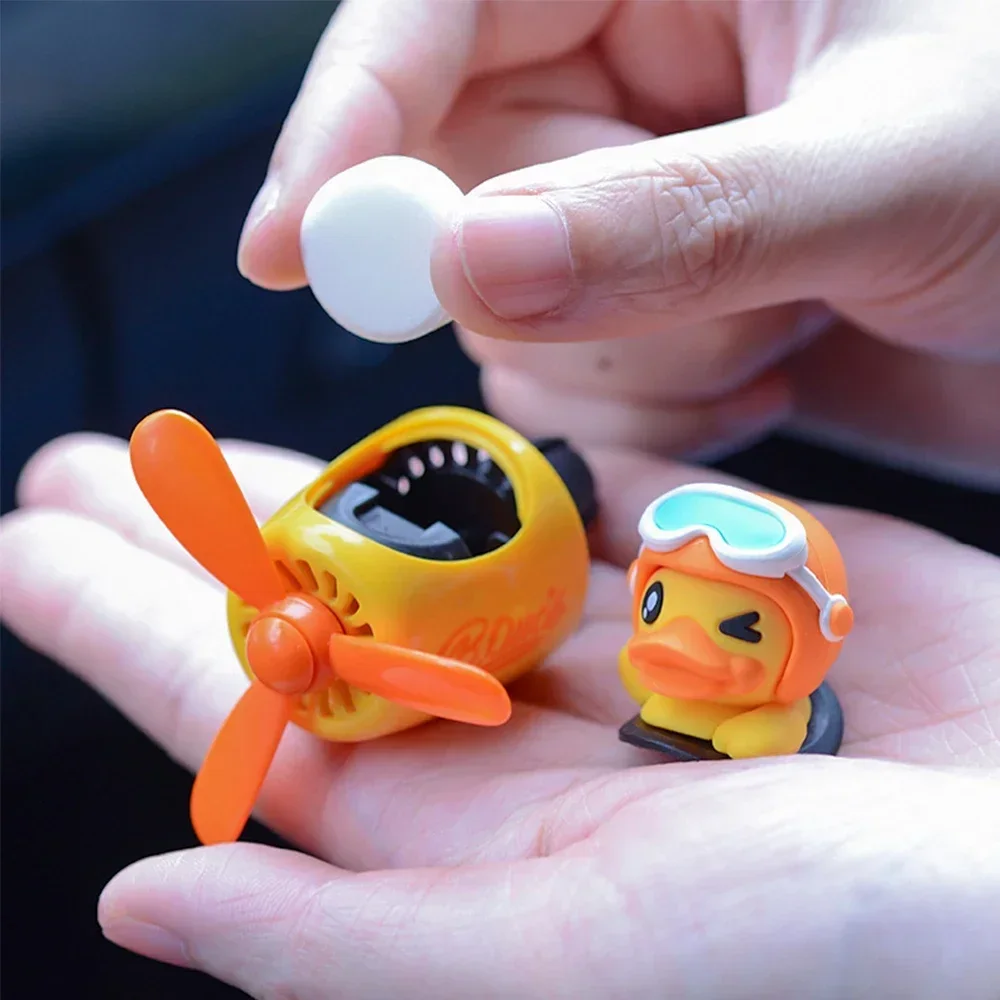 7Pcs Car Air Freshener Refill Set - Solid Scent Pads For Vent Clips, Fragrance Replacement Accessories