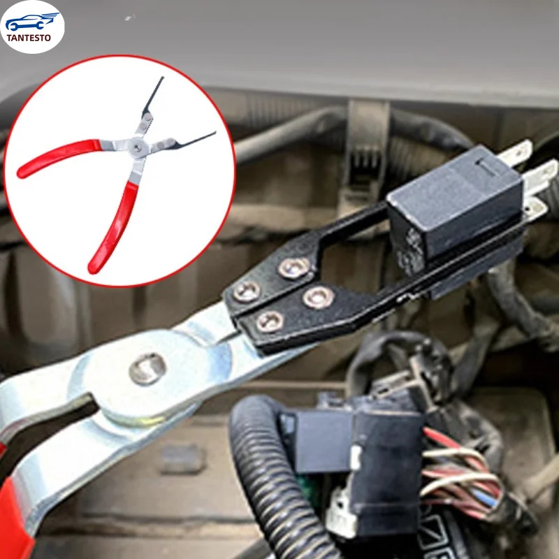 Universal Pliers for Installation and Removal Automotive Relay Fuse Strips