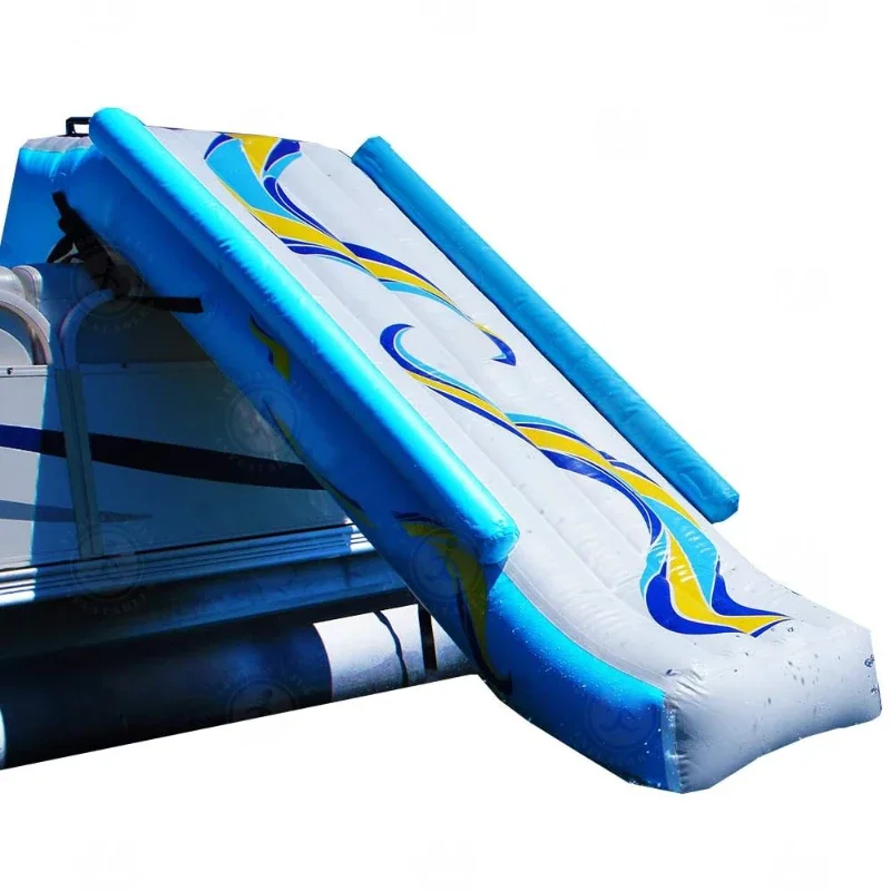 High-quality water play equipment Water slides Inflatable marina slides Marine inflatable yacht slides