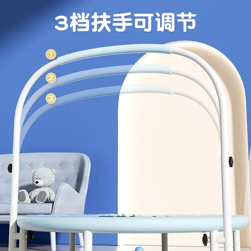 Foldable Mini Trampoline Trampolines Sport for Adults, Home Indoor Jumping Rebounder Small Bouncing Fitness Training Equipment