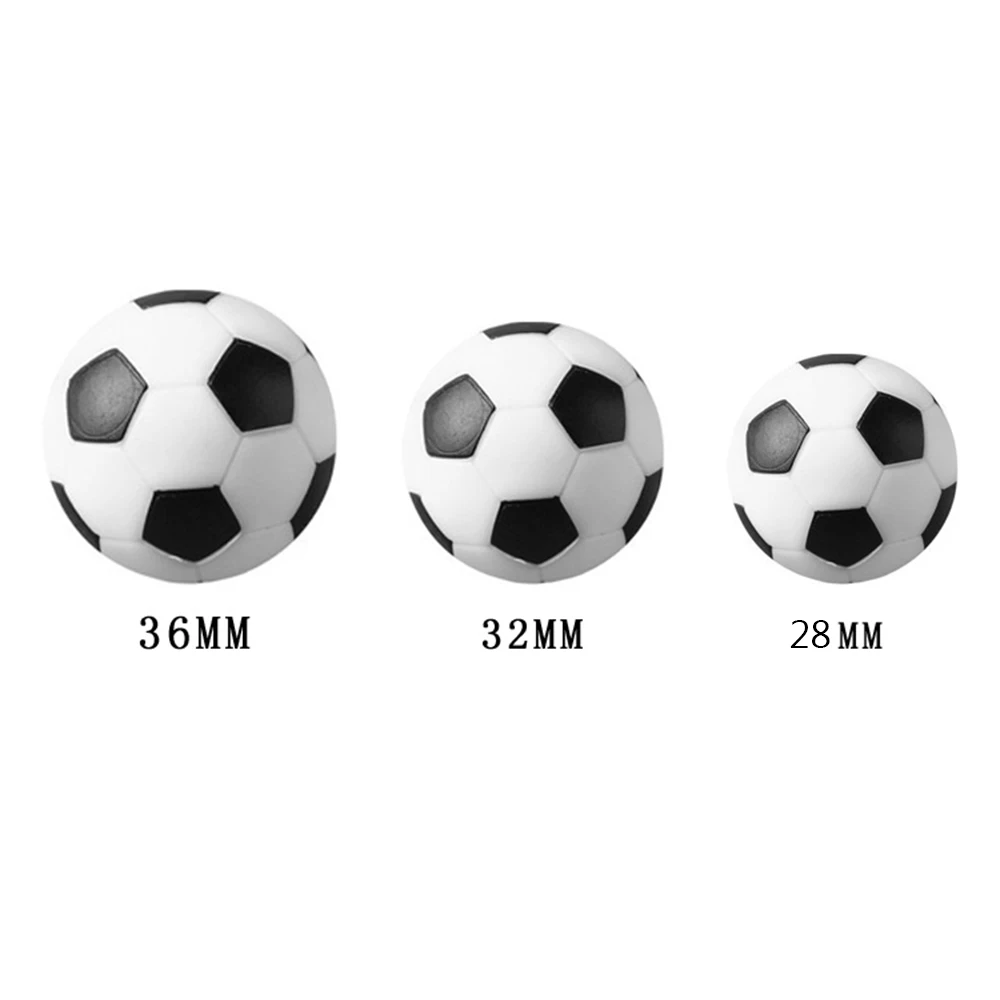 20pcs/lots Plastic Soccer Table Foosball Ball Football mini ball Soccer Mach table balls For baby foot fussball 28mm 32mm 36mm