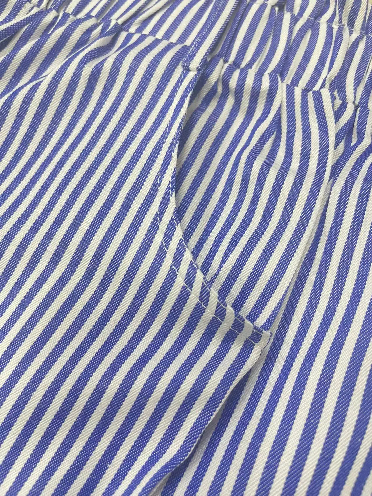 casual shorts women's wear New summer casual pocket striped