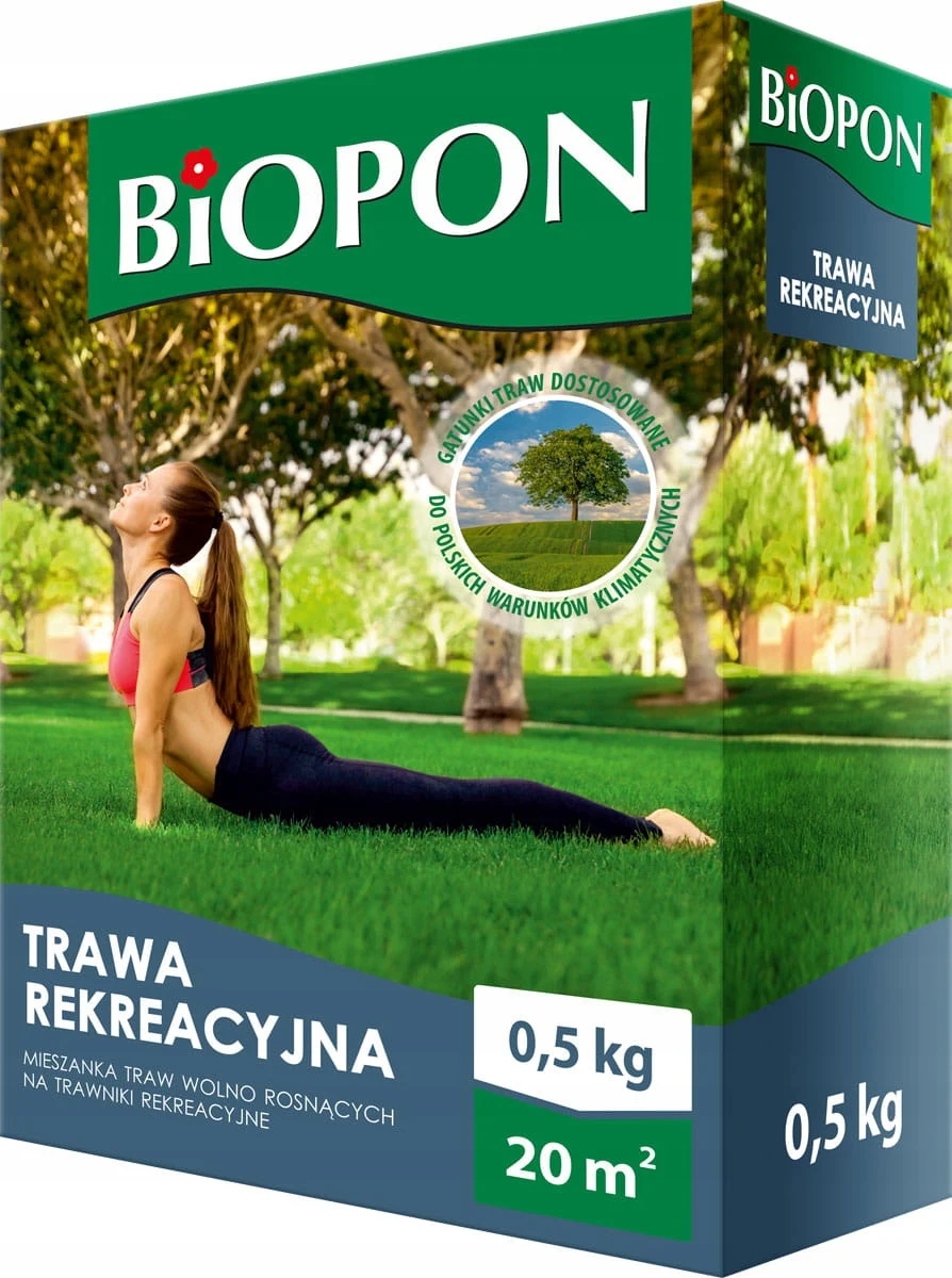 Biopon recreatief grasmengsel van vrijgroeiende grassen 0,5 kg