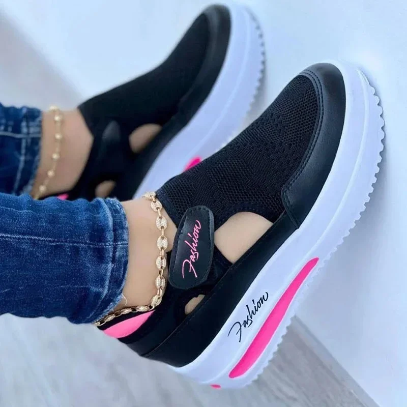 2023 kadın Sneakers platformu rahat nefes spor tasarım vulkanize ayakkabı moda tenis kadın ayakkabı Zapatillas Mujer