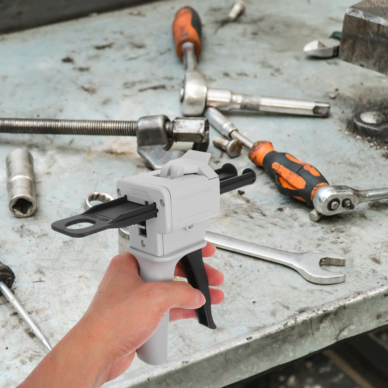 

Manual Epoxy Resin Mixing Applicator Dispenser for Glue Adhesive Application Tool Impression Mixing Dispensing Epoxy Glue Tool