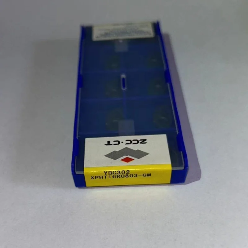 

XPHT16R0803-GM YBG302/XPHT16R0803-CM YBG302 твердосплавные вставки для токарных лезвий с ЧПУ, 10 шт.