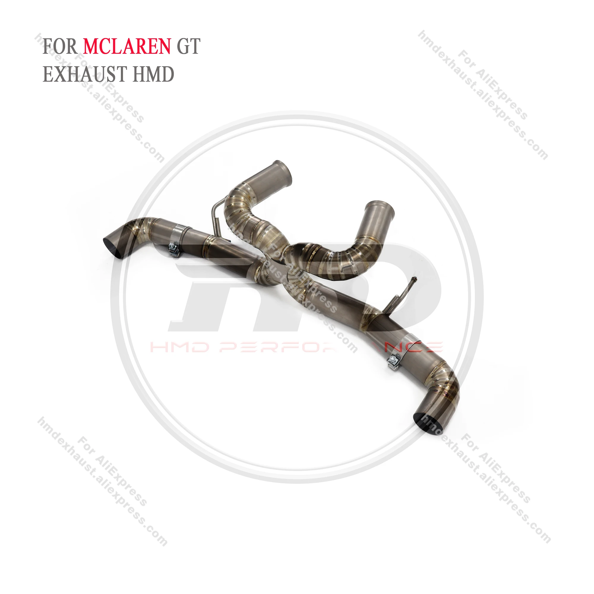 

HMD Titanium Exhaust System Performance Catback for McLaren GT 4.0T X Pipe Without Valve