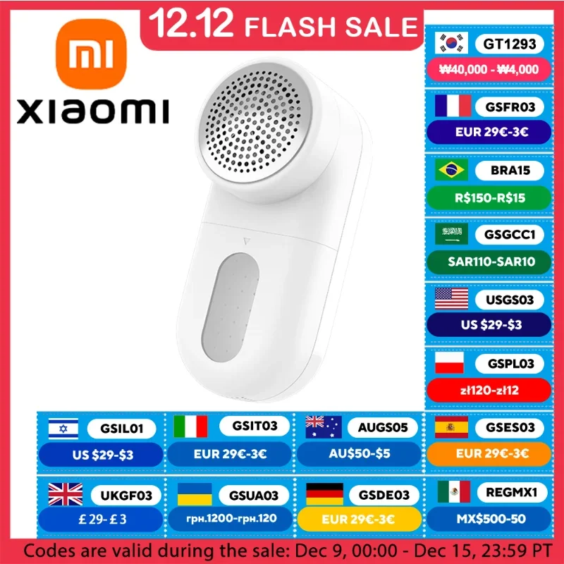 XIAOMI MIJIA Lint Removers For Clothing Fluff Pellet Remover Pellet Machine Portable Lint Eliminator Clothes Shaver Fuzz Remover