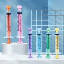 5ml/10ml Pet Animal Feeding Syringe Large Syringe Rubber Stopper Disposable Pump Measuring Scale for Dog Cat Puppy Kitty Hamster