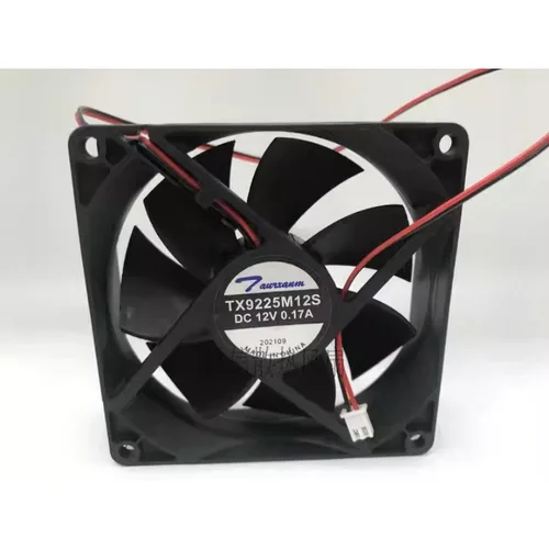 Ventilador de CPU para 9225 TX9225M12S, 12V, 0.17A, 0.19A, 9CM, 9025, 2 cables, 90x90x25mm, nuevo