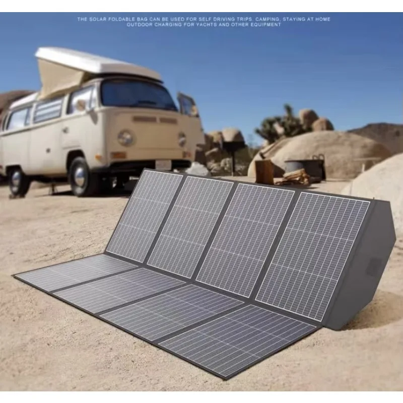 120W Foldable Solar Panel, 23% High Conversion Rate, Portable Charging Tool for Outdoor Camping Travel And Mobile Device