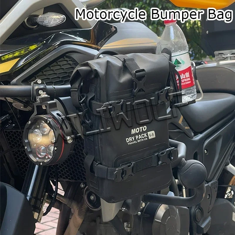 

Waterproof Bag Repair Tool Placement Bag For BMW R1200GS R1250GS HONDA Suzuki DL650 V-Strom Motorcycle Frame Crash Bars Bag