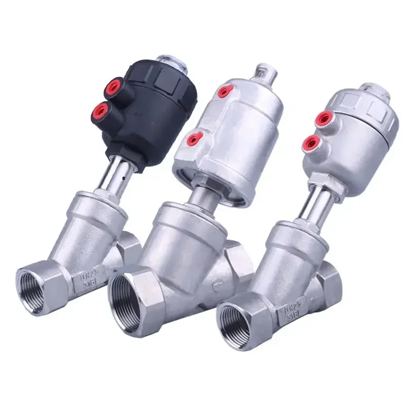 

DN Series High Temperature And Corrosion Resistant Steam Pneumatic Valve Y Type Internal Thread Angle Seat Valve.