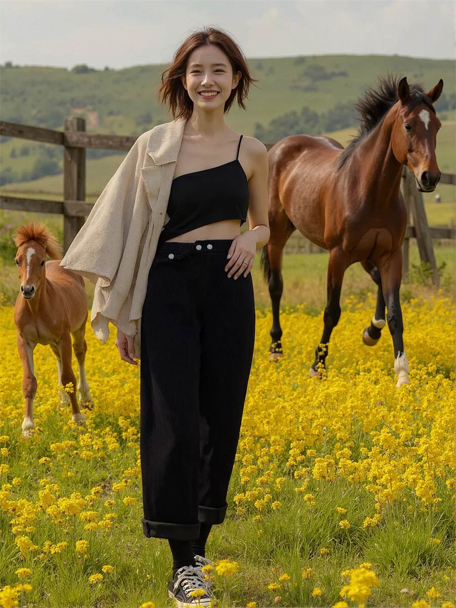 Woman Pants Office White Autumn Hip Lifting Jean Women Sculpting Denim High Waist Stretch Flattering Fit Casual Fashion Classic