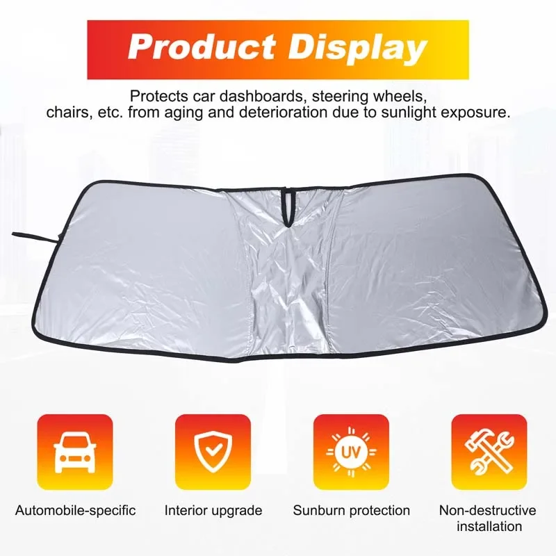 

Для Lexus GX2024 солнцезащитный козырек на переднее стекло, солнцезащитный козырек на переднее окно, УФ-антивысокотемпературные аксессуары 1 шт. (модель провода памяти)