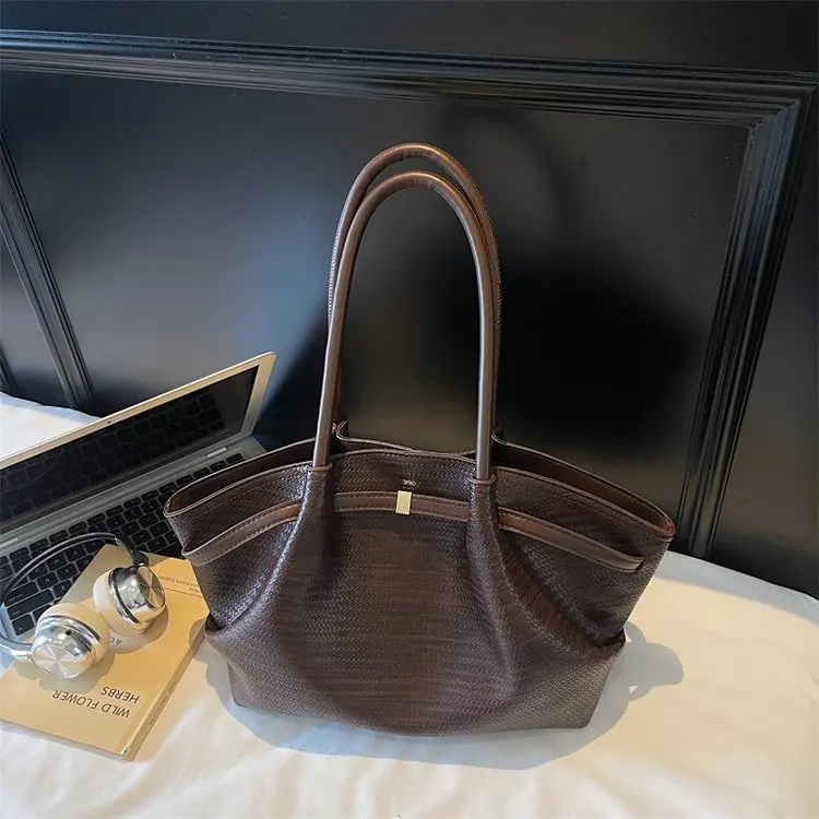 ‌ Borsa a tracolla scozzese alla moda Autunno Novità - Borsa tote da donna con tracolla regolabile, materiale PU, dimensioni medie per viaggi e street style