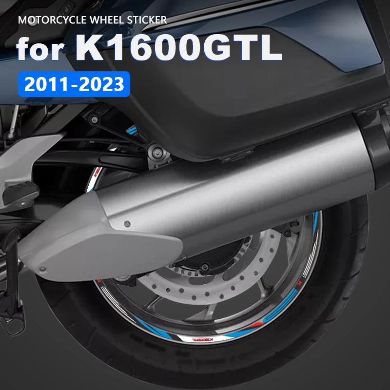 Motorcycle Wheel Sticker Waterproof Rim Strip Tape for BMW K1600GTL K1600 K 1600 GTL Accessories 2011-2023 17 Inch Wheel Decals