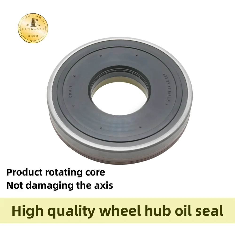 NBR Shaft Oil Seal 33*82*14.5/15.5mm Rotating Core 407304 Wheel Hub Seal tractor Engineering Accessories O-Ring ISO: 9001 2008