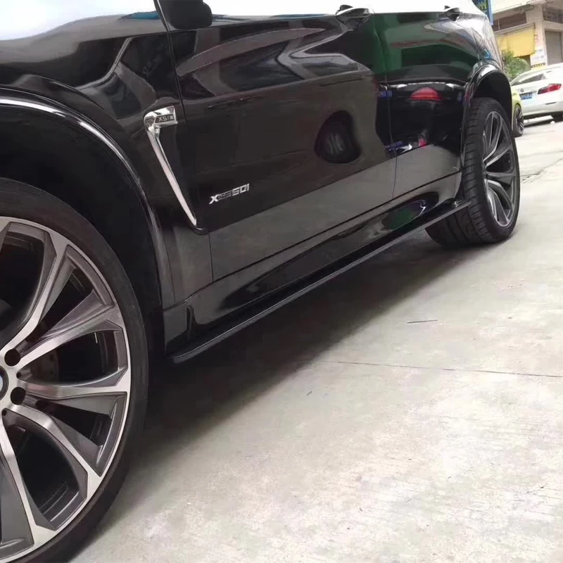 YOMDO 3D Style Carbon Fiber Side Skirts with 3k Twill Weave for F85 X5M/F86 X6M (2014-2016)- Tape & Screws Installation