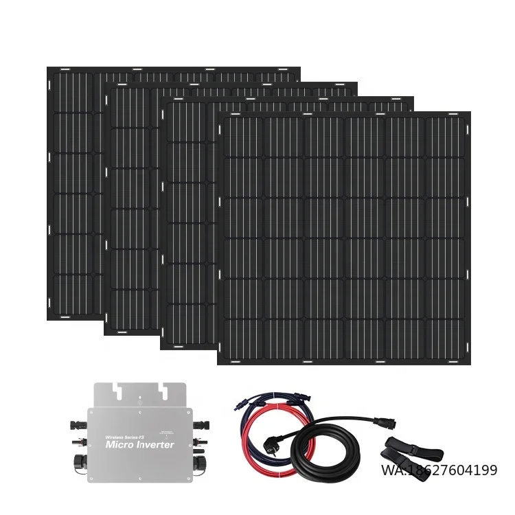 

Photovoltaic Panel System for Home Camper Boat Balcony Roof EU12v Solar Panel Flexible 100w 200w Kit Complete