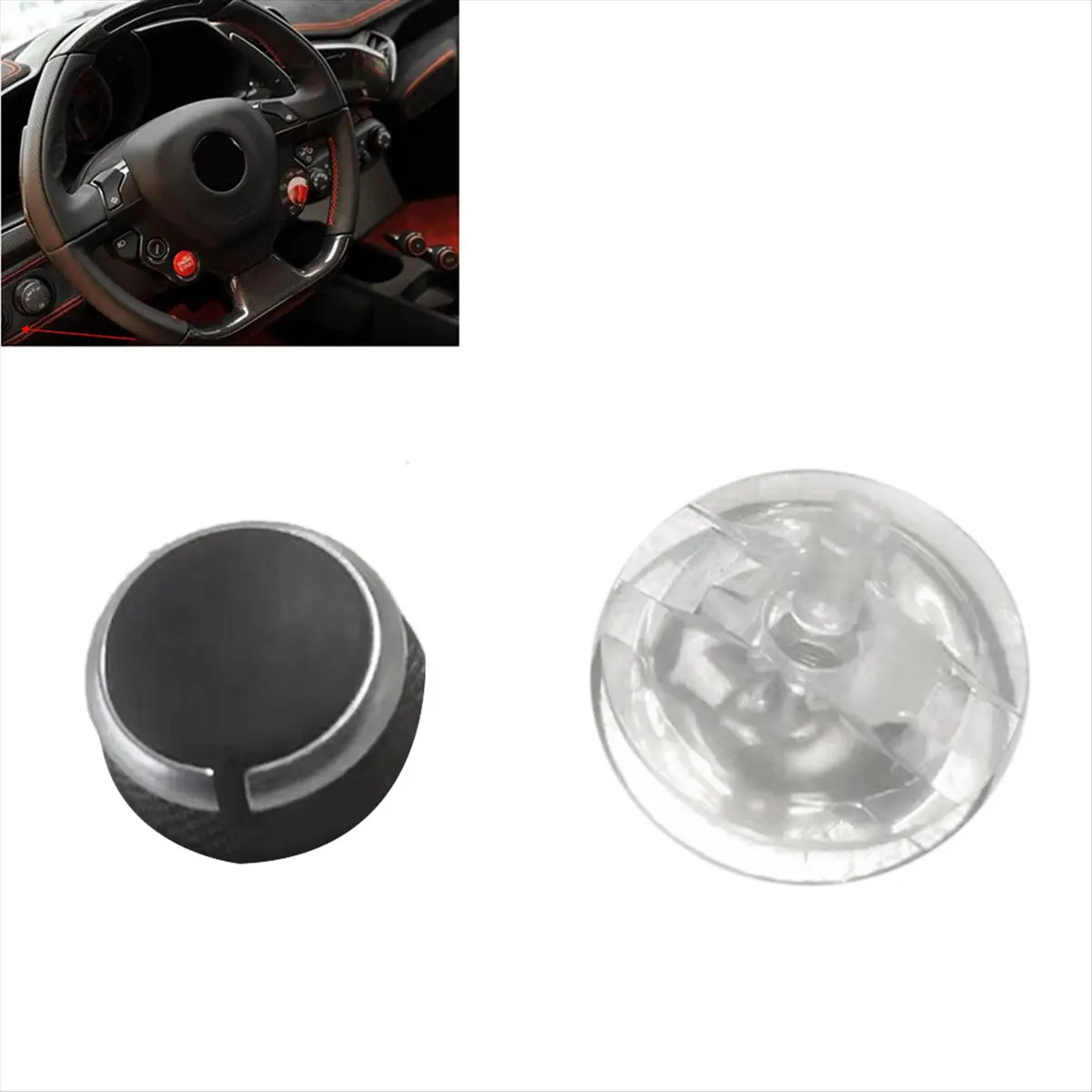 

#41G Automotive Parts & Accessories,Car Reversing Mirror Switch Separate Replacement Button (ABS)