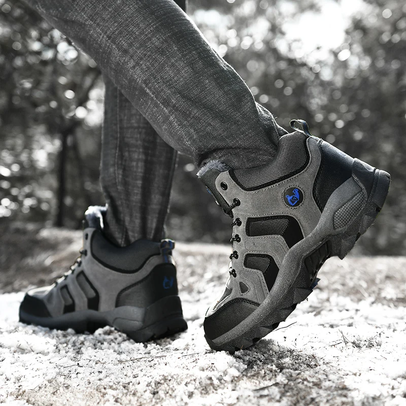 أحذية المشي لمسافات طويلة في الهواء الطلق للرجال، أحذية المشي لمسافات طويلة في الفصول الأربعة، أحذية المشي لمسافات طويلة ذات قصة منخفضة، السفر في الهواء الطلق مقاومة للماء ومضادة للانزلاق #5