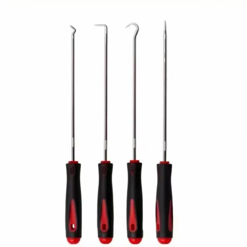 Mini 4-Piece Oil Seal Hook Set Automotive O-Ring Gasket Removal Tool Kit with Screwdrivers for Car Maintenance And Repair gallery 5