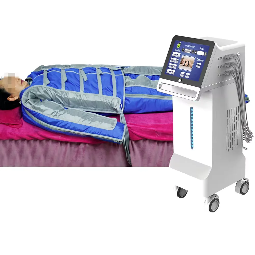 High Quality Presoterapia Massage Air Pressure Device 24 Airbags Body Pressotherapy Lymphatic Drainage Machine