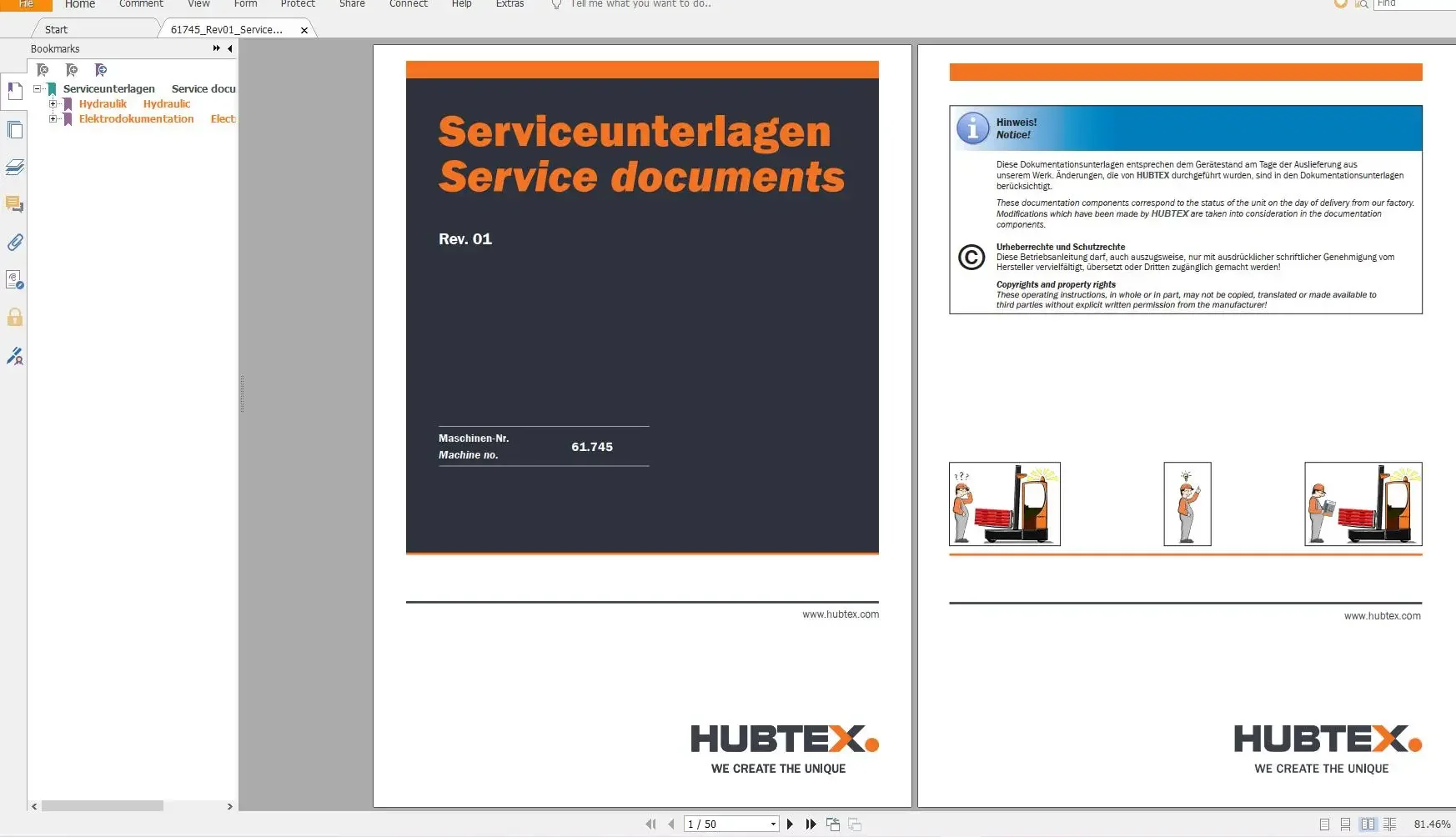 Hubtex Forklift 4.1 GB PDF German Updated 2021 Service and Part Manual DVD