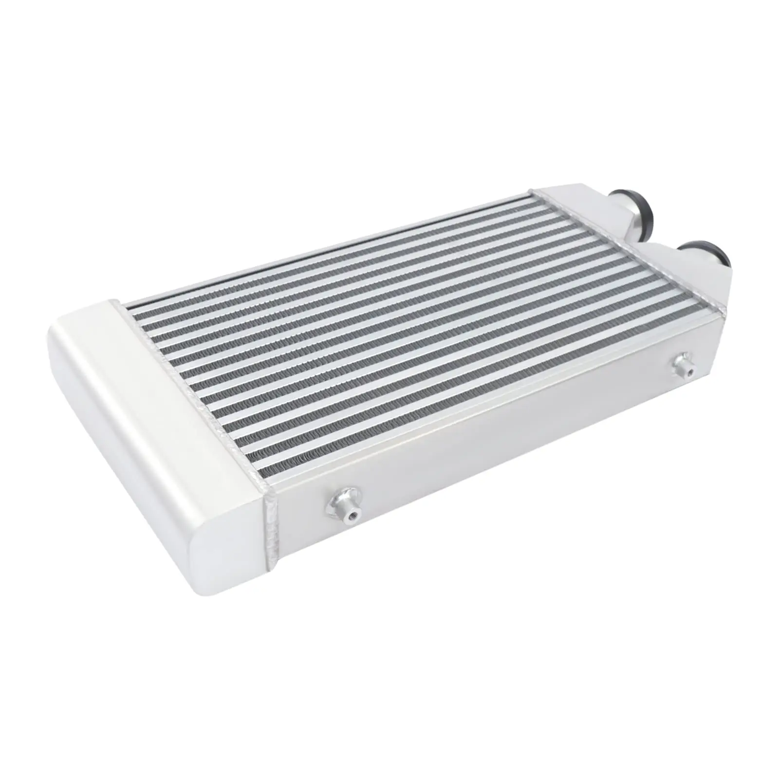 Intercooler universale Alumiihin con ingresso e uscita da 2,5" Z-036A Intercooler con montaggio frontale turbo su un lato per tutte le auto e i camion Sil