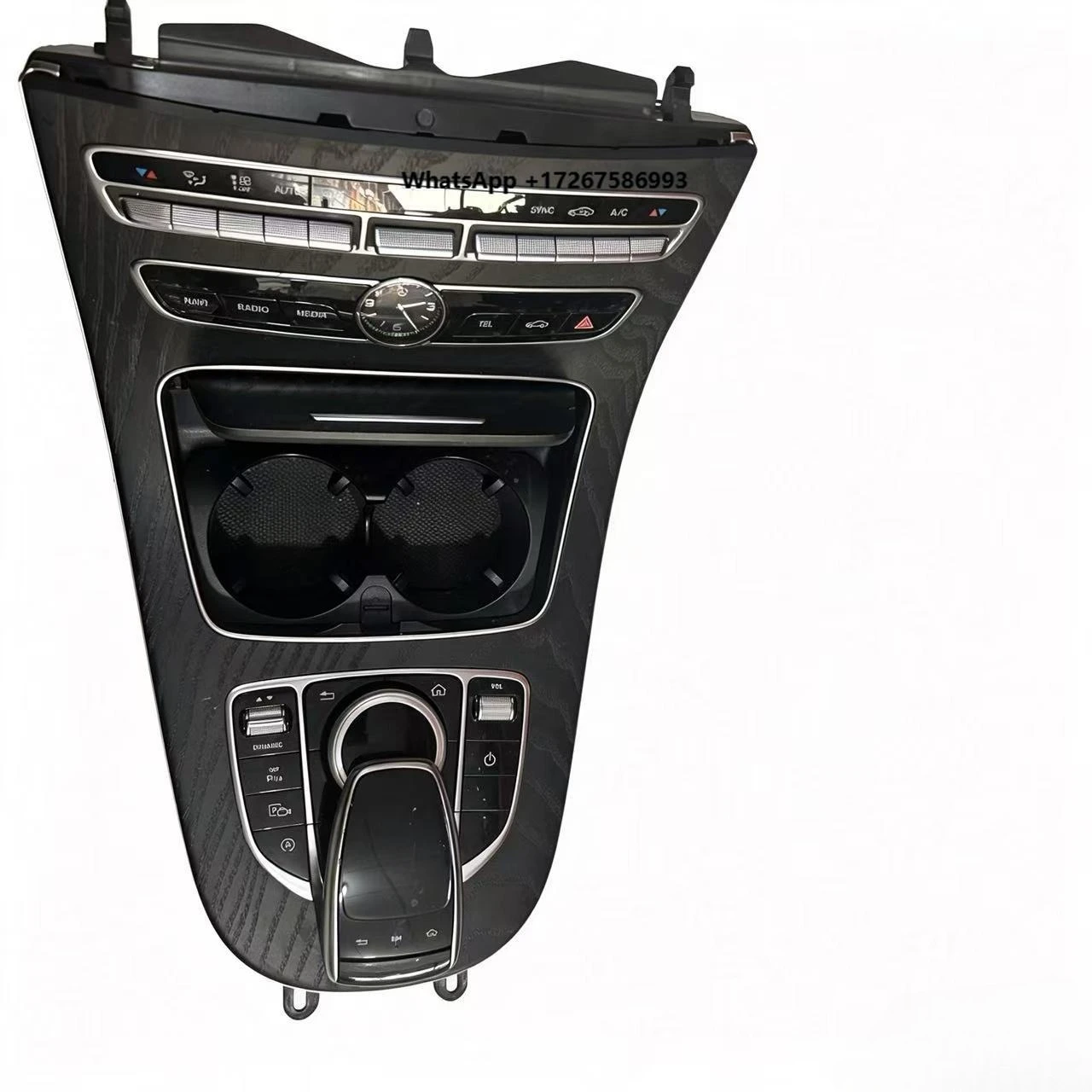 Hongspeed DC 12V Car Parts Center Console Panel A2138100815 for W213 E-Class Full Set Clock Cup Holder Control