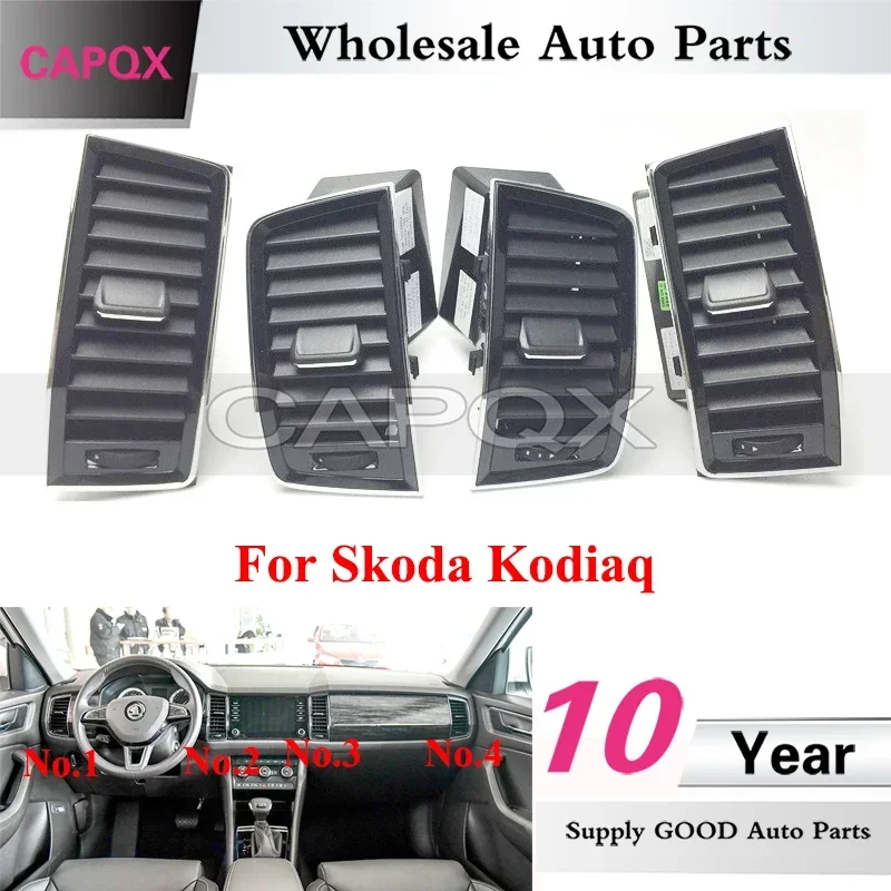 

CAPQX Air Conditioner Outlet For Skoda Kodiaq Dashboard Air Outlet Air Conditioning Outler Vent A/C Vent