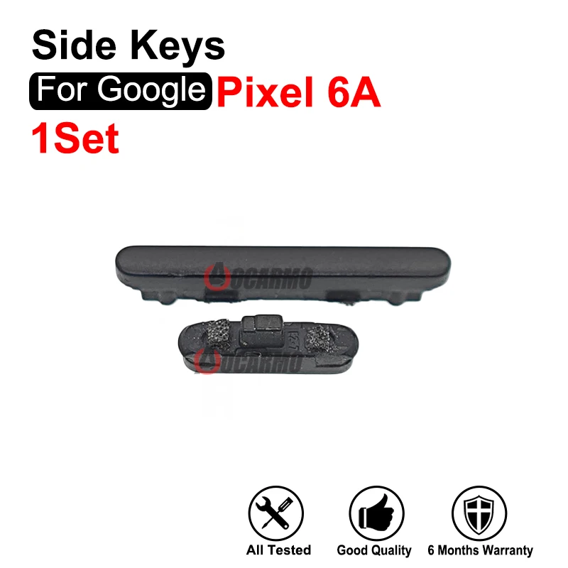 For Google Pixel 6A Power On/Off Volume Buttons Side Button Keys Replacement Parts