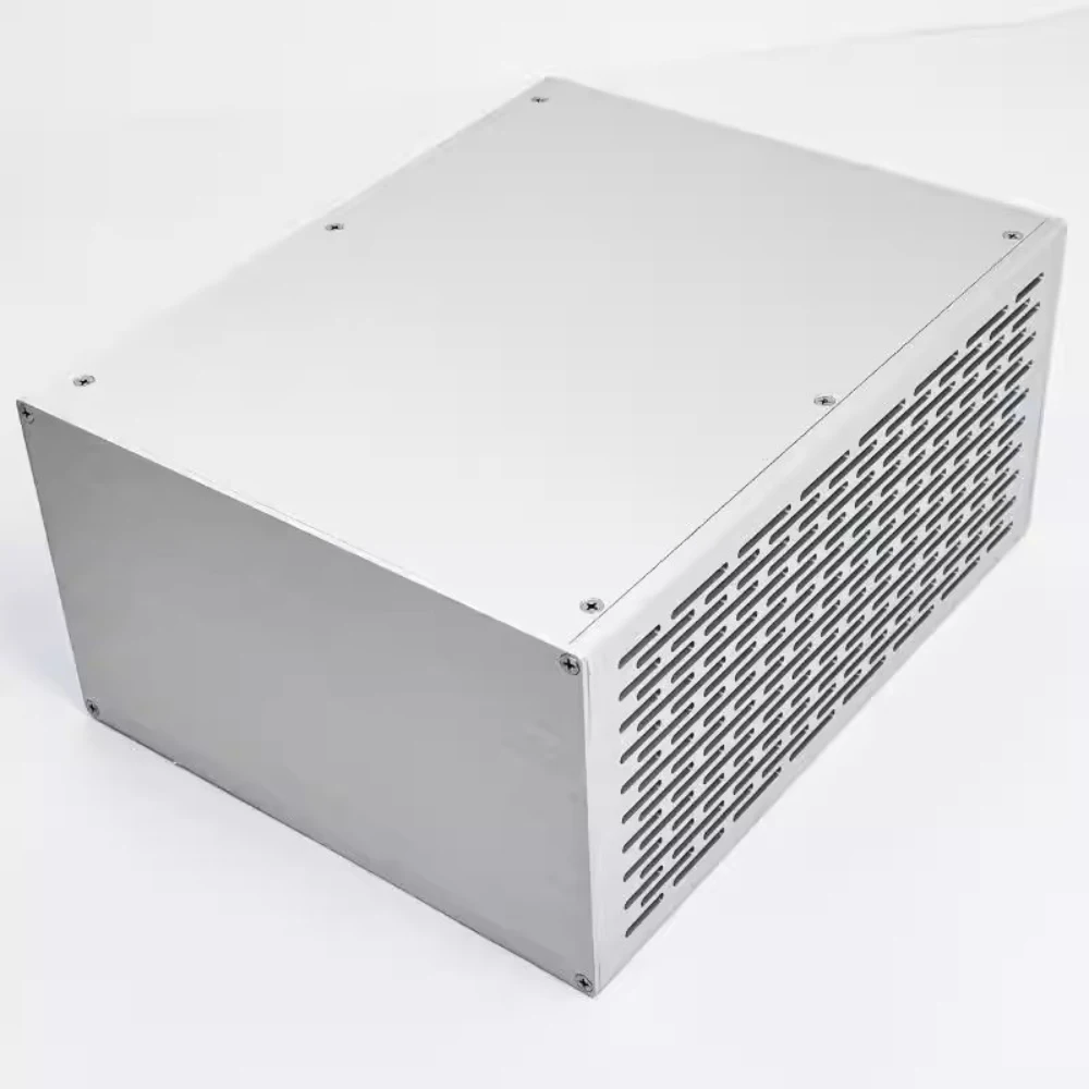 

Полностью алюминиевый корпус для фильтра питания, шасси для DIY ламповых усилителей и промышленных приборов
