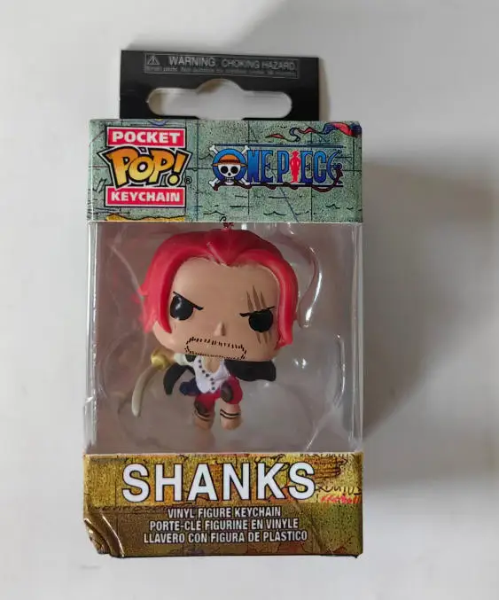 Funko POP One Piece Shanks Key Chains Tony Tony Chopper with Cotten Candy Pocket Keychain Kid Action Figure Toy Doll Collectible - view 5