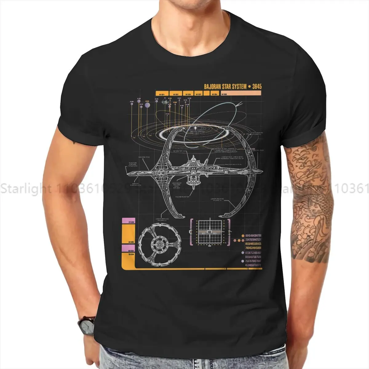 Starr Trrekk Man TShirt Deep Space Nine Individuality T Shirt Original Sweatshirts New Trend