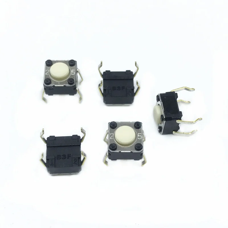 

10Pcs New original B3F light touch switch push button tactile for Logitech G300 G402 G600 G602 M210 M215 M325 M557 6*6*4.3mm