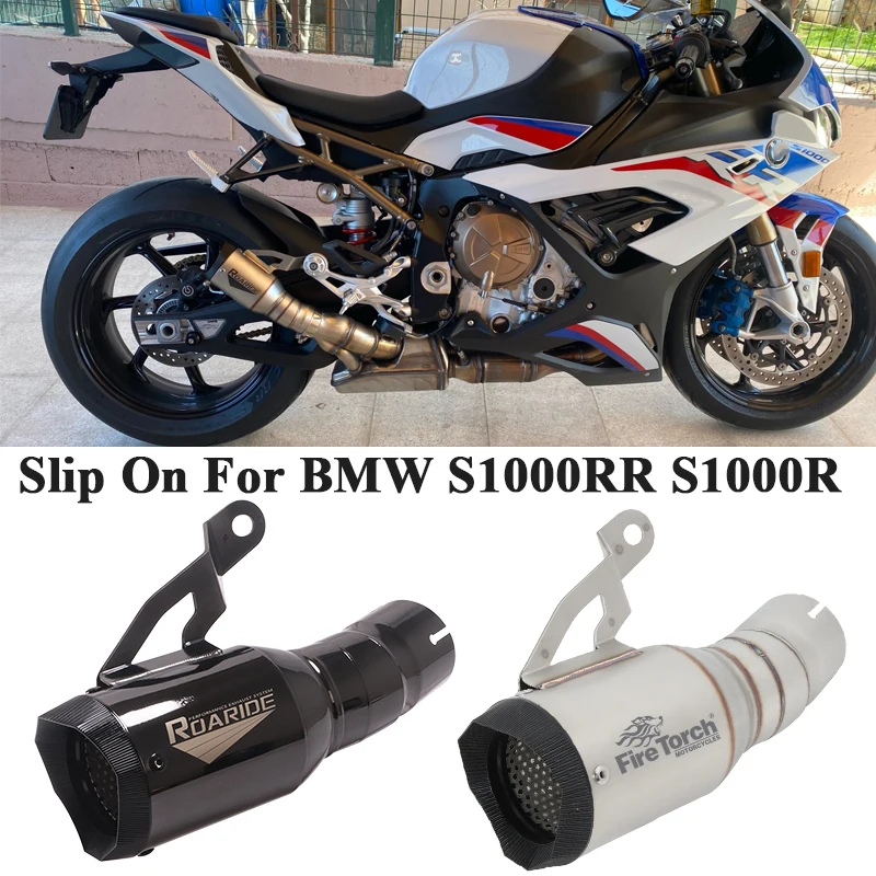 

Motorcycle Exhaust GP Escape Systems Slip On For BMW S1000RR S1000R 2019 2020 2021 2022 2023 Modify Motorbike Link Pipe Muffler