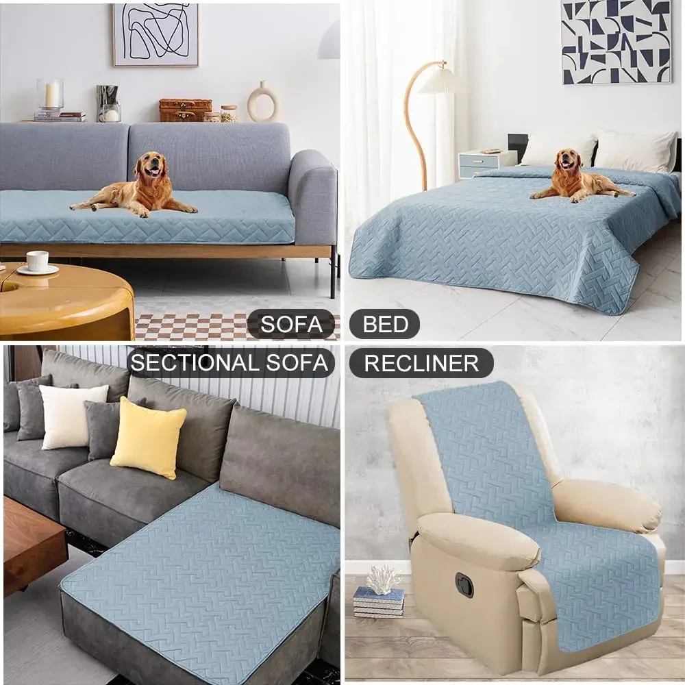 Non-Slip Dog Bed Cover and Pet Blanket Sofa Pet Bed Mat Car Incontinence Mattress Protectors Furniture Couch Cover view 2