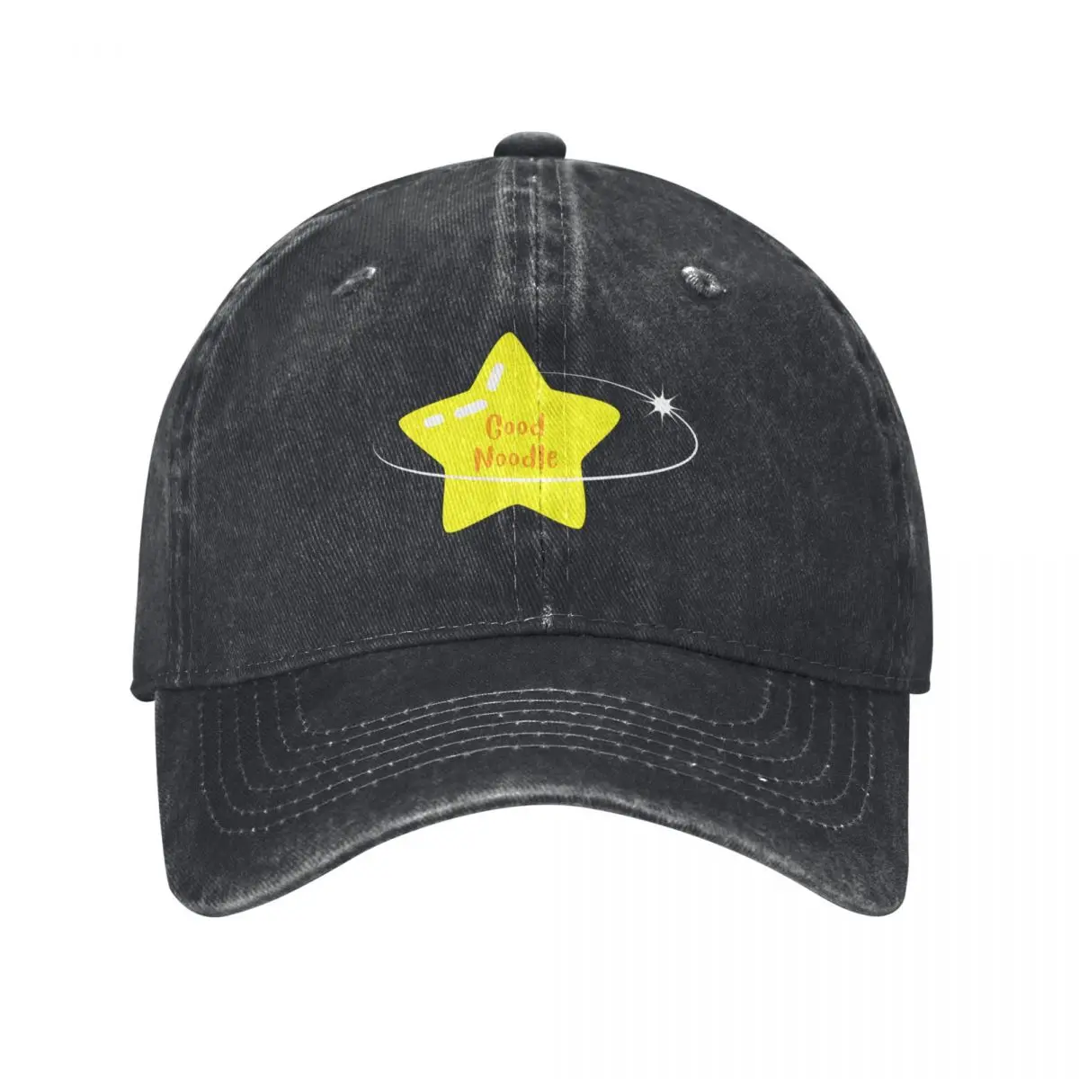 1 Big Good Noodle Award Star Yellow Classic T-Shirt Baseball Cap Hat Man For The Sun derby hat fishing hat Female Men's