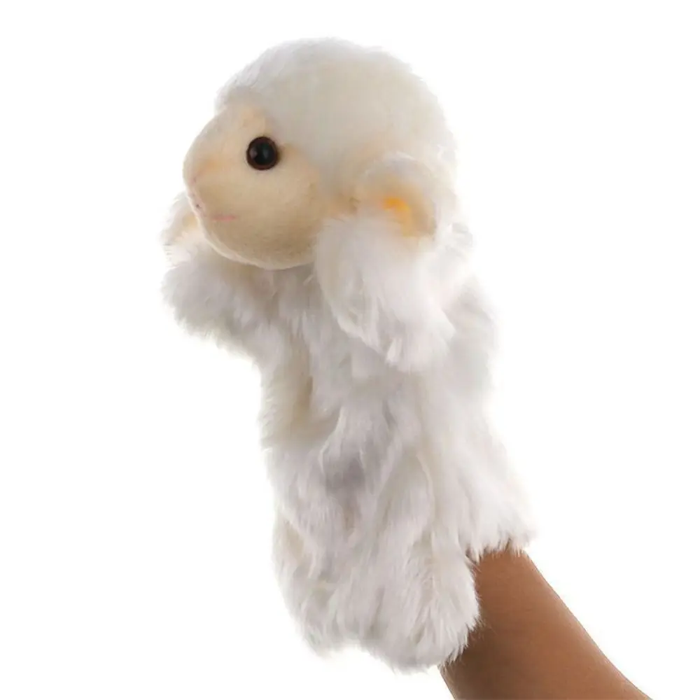 Aprendizagem ovelha animal fantoche de mão animais de pelúcia lobo boneca de mão de pelúcia macia crianças fantoches presente das crianças