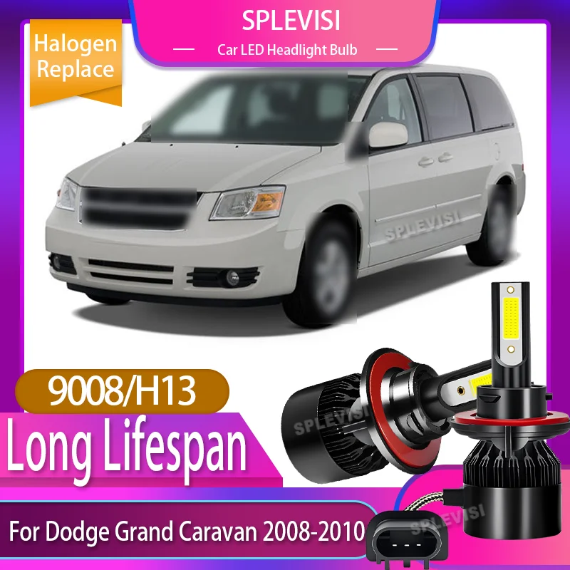 

Super White Headlight Light Bulb High Lumen Output Car Light LED 3-Year Warranty Included For Dodge Grand Caravan 2008 2009 2010