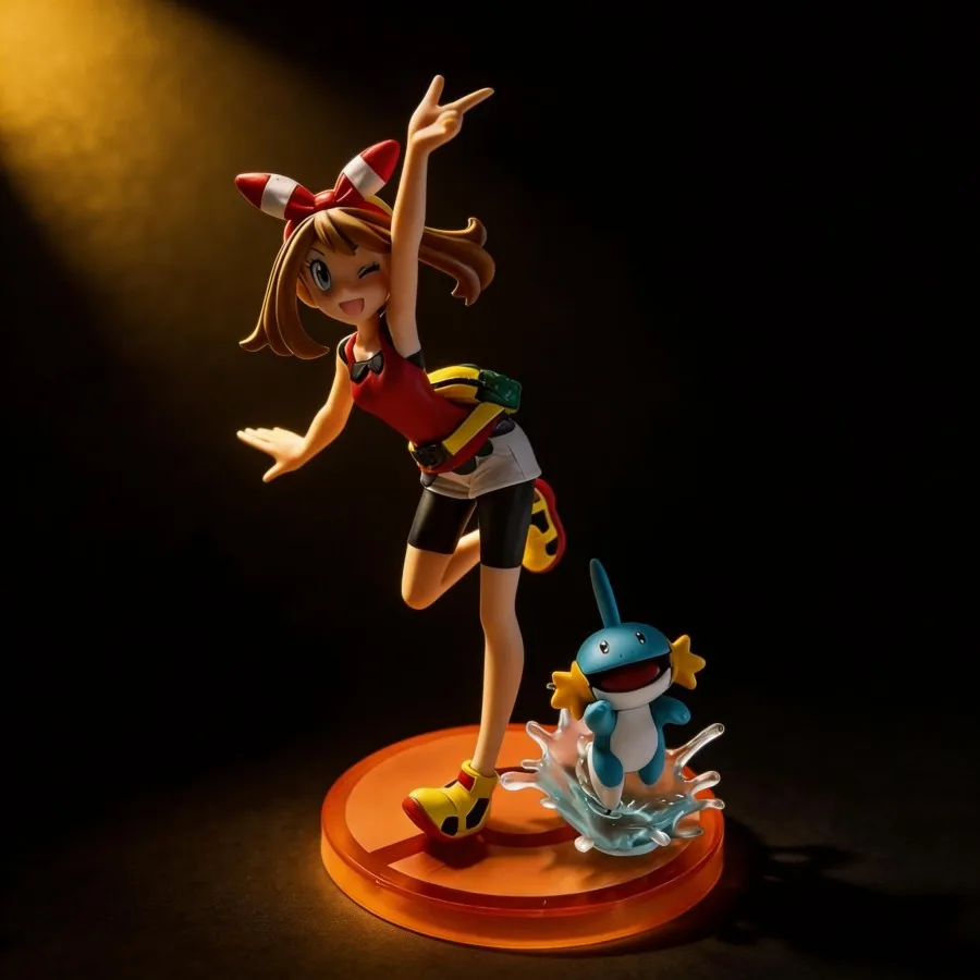 

Anime Figure May's Mudkip from Pokémon 20cm Collectible Model Toy for Fans | Action Figure | Decorative Statue