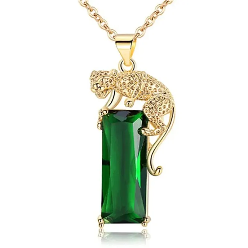 1 Pcs Extravagant Wind Light Gold Plated Alloy Series Inlaid Glass Crystal Combination Of Ladies Pendant Necklace