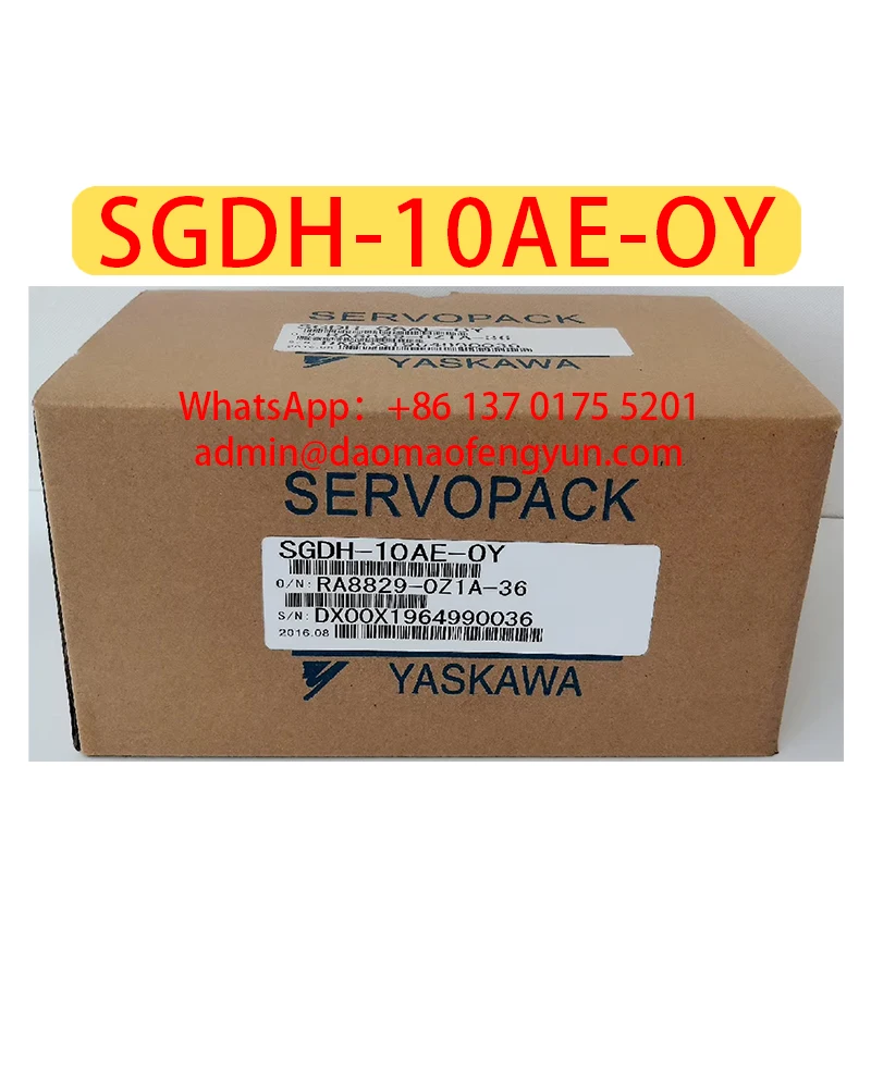 

SGDH-10AE-OY Brand New Servo Drive，SGDH 10AE OY，Fast shipping，In stock