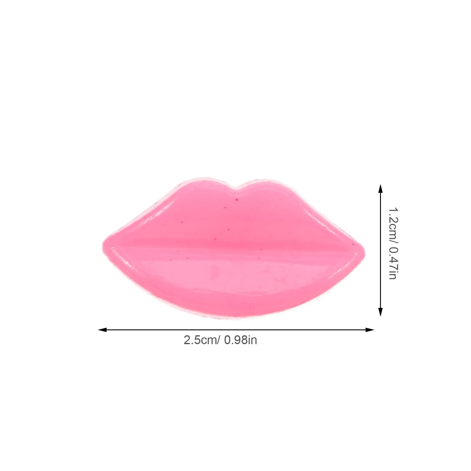 100Pcs Safety Plastic Mouth Mini Lips for Crafts Puppet Bear Crochet Animal Making Accessories DIY Supplies Mini Lips for Crafts