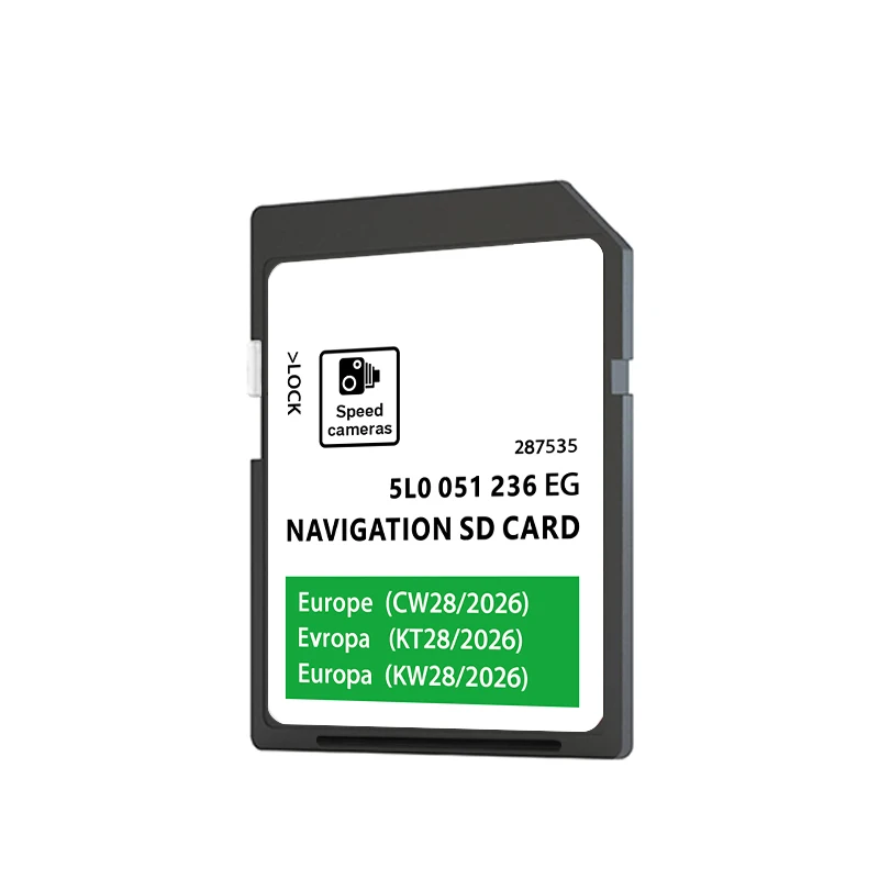 Mới Cho Skoda VW Như V15 2023-2024 32GB MIB2 Amundsen (Khám Phá) phương Tiện Truyền Thông Navi SD Thẻ Châu Âu Anh GEN2