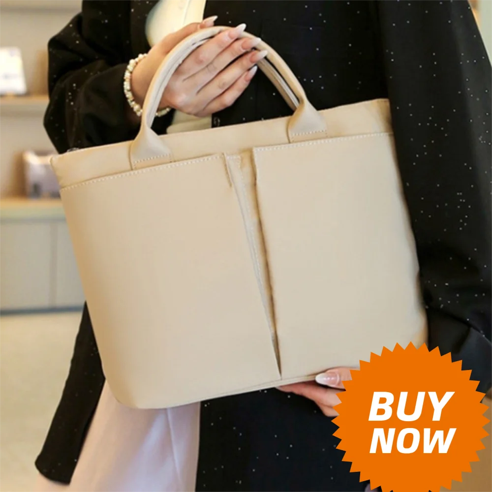 

15.6inch Portable Laptop Bags with Handle Shoulder Strap Laptop Handbag Waterproof Lightweight Notebook Sleeve Bag Office Use
