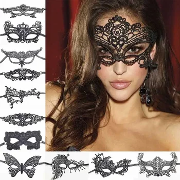 Sexy Lace Mask Women Eye Masquerade Halloween Party Masks masked ball Cosplay masque…
